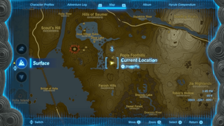 Popla Foothills South Well Entrance Map Image