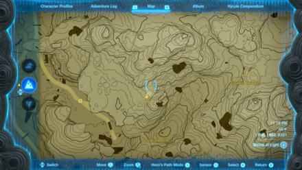 Southern Mine Cave Entrance Map Image