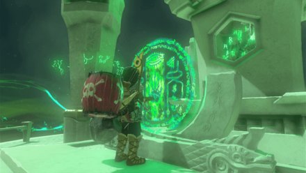 Zelda TotK Examine the Shrine Ishokin Shrine
