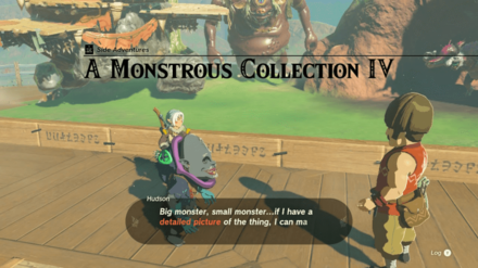 TOTK - A Monstrous Collection IV - Talk to Kilton
