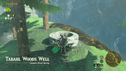 Tabahl Woods Well Entrance Overworld Image