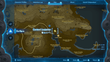 Lurelin Village Well Entrance Map Image