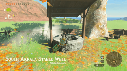 South Akkala Stable Well Entrance Overworld Image