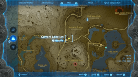 South Akkala Stable Well Entrance Map Image