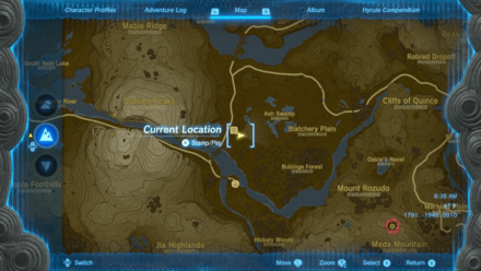 Dueling Peaks Stable Well Entrance Map Image