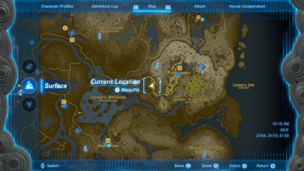 Tabahl Woods Well Entrance Map Image