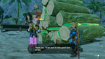 TotK - delivering logs to Bolson