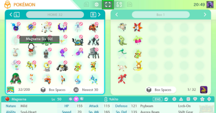 Pokemon SV - How to Transfer Pokemon from Pokemon HOME Step 3