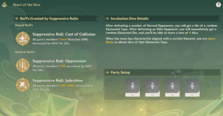 Genshin - Dice Stratagem 4 Details