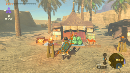 Tears of the Kingdom TOTK - Kara Kara Bazaar Cooking Ingredients Stall