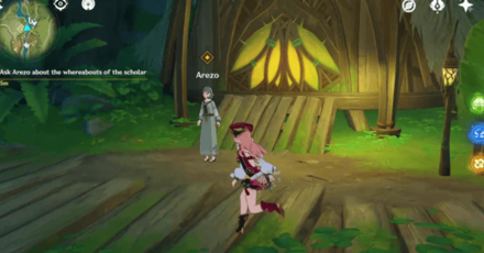 Genshin - Culminate! Chatter of Joyous Dreams - Talk to Arezo