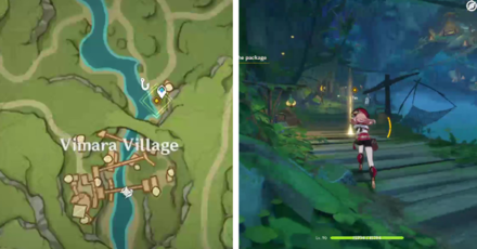 Genshin - Culminate! Chatter of Joyous Dreams - Go to Vimara Village