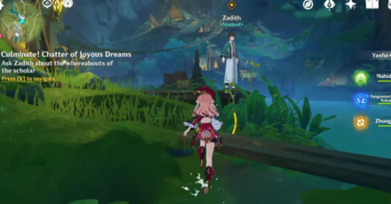 Genshin - Culminate! Chatter of Joyous Dreams - Talk to Zadith