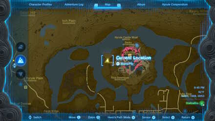 Getting the Royal Hyrulean Fabric 1