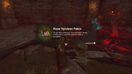 Getting the Royal Hyrulean Fabric 5