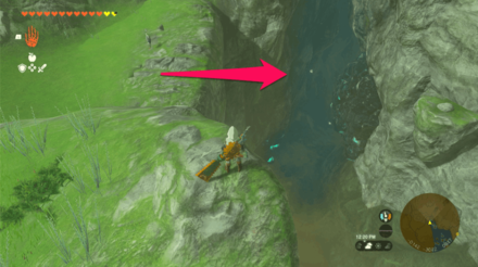 Cora Lakefront Cave Entrance Overworld Image