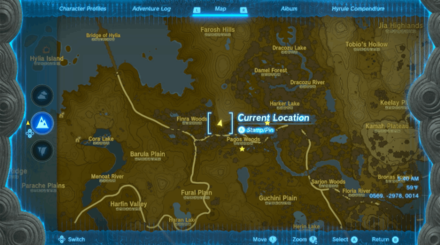 Finra Woods Excavation Site Entrance Map Image