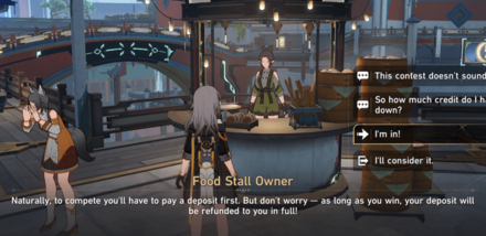 Honkai Star Rail - Fair and Square - Participate in Competitive Eating Championship