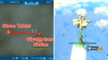 TOTK - Messages from an Ancient Era - First Stone Tablet Location Alternative