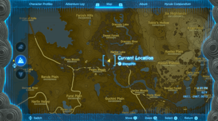 Floria River Upstream Excavation Entrance Map Image