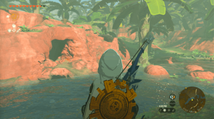 Floria River Upstream Excavation Entrance Overworld Image