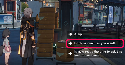 Honkai Star Rail - Drink as Much as You Want During the Competition