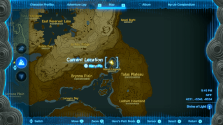 Horon Lagoon Cave Entrance Map Image