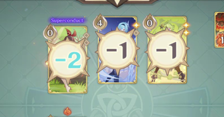 Genshin - How to Beat Amber in Genius Invokation Duel - Trigger Superconduct for AoE Damage