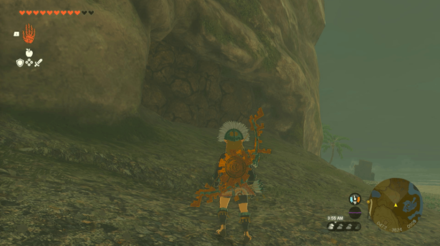 Komo Shoreline Cave Entrance Overworld Image