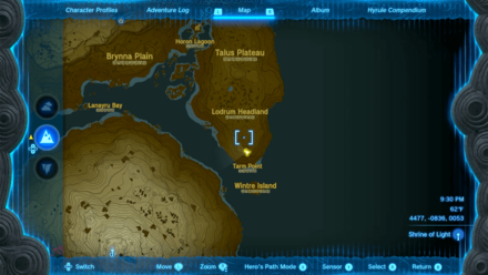 Tarm Point Cave Entrance Map Image