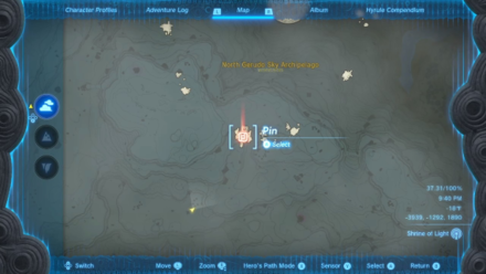 Zelda TotK Starview Island Nearby Islands