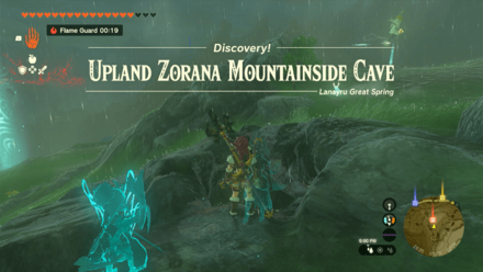 Upland Zorana Mountainside Cave Entrance Overworld Image