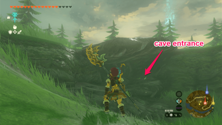 Tabahl Woods Cave Entrance Overworld Image