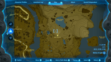 Ralis Channel Entrance Map Image