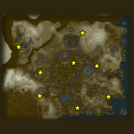 Zelda TotK - Satori Cherry Blossoms Map