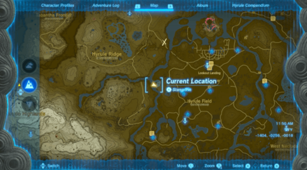 Sage Temple Cave Entrance Map Image