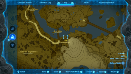 Oren Bridge Cave Entrance Map Image