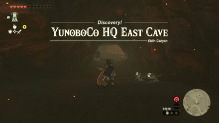 YunoboCo HQ East Cave Entrance Overworld Image