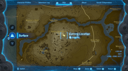 Satori Mountain Cave Entrance Map Image