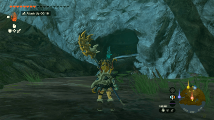 Boné Pond East Cave Entrance Overworld Image