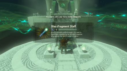 Zelda TotK Mayasiar Shrine Star-Fragment Staff