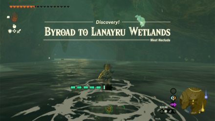 Byroad to Lanayru Wetlands Entrance Overworld Image