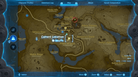 Cucco Hideaway Entrance Map Image