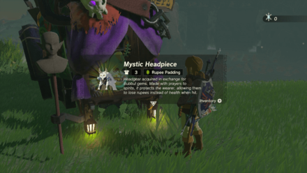 Mystic Headpiece Location