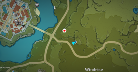 Genshin - Diona and Draff Map Location