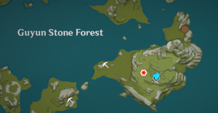 Genshin - Beidou and Kazuha Map Location