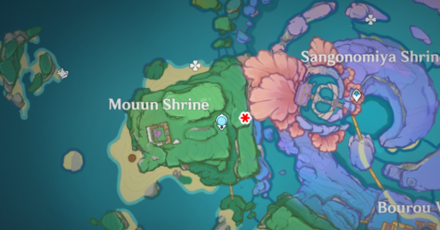 Genshin - Kokomi Map Location