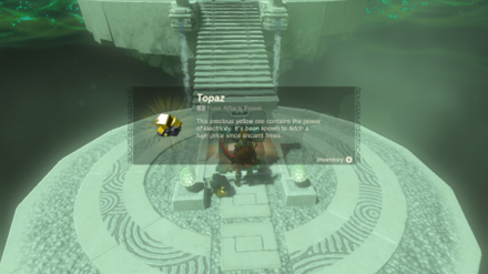 Zelda TotK Taninoud Shrine Topaz