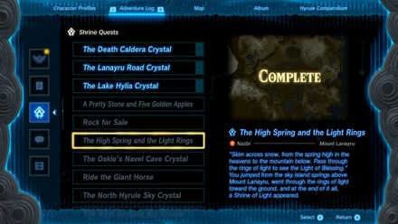 TotK - Shrine Quests