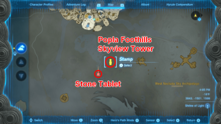 TOTK - Messages from an Ancient Era - 6th Tablet Popla Tower